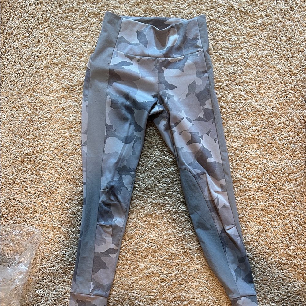 Athleta  Gray Camouflage Leggings